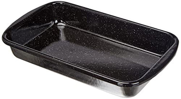 Riess, 0434-022, Auflaufform 32/19, CLASSIC BACK- UND BRATFORMEN, Länge cm, Breite 21.2 cm, Höhe 5.5 cm, Emaille, schwarz, Bratpfanne, Induktion im Sale